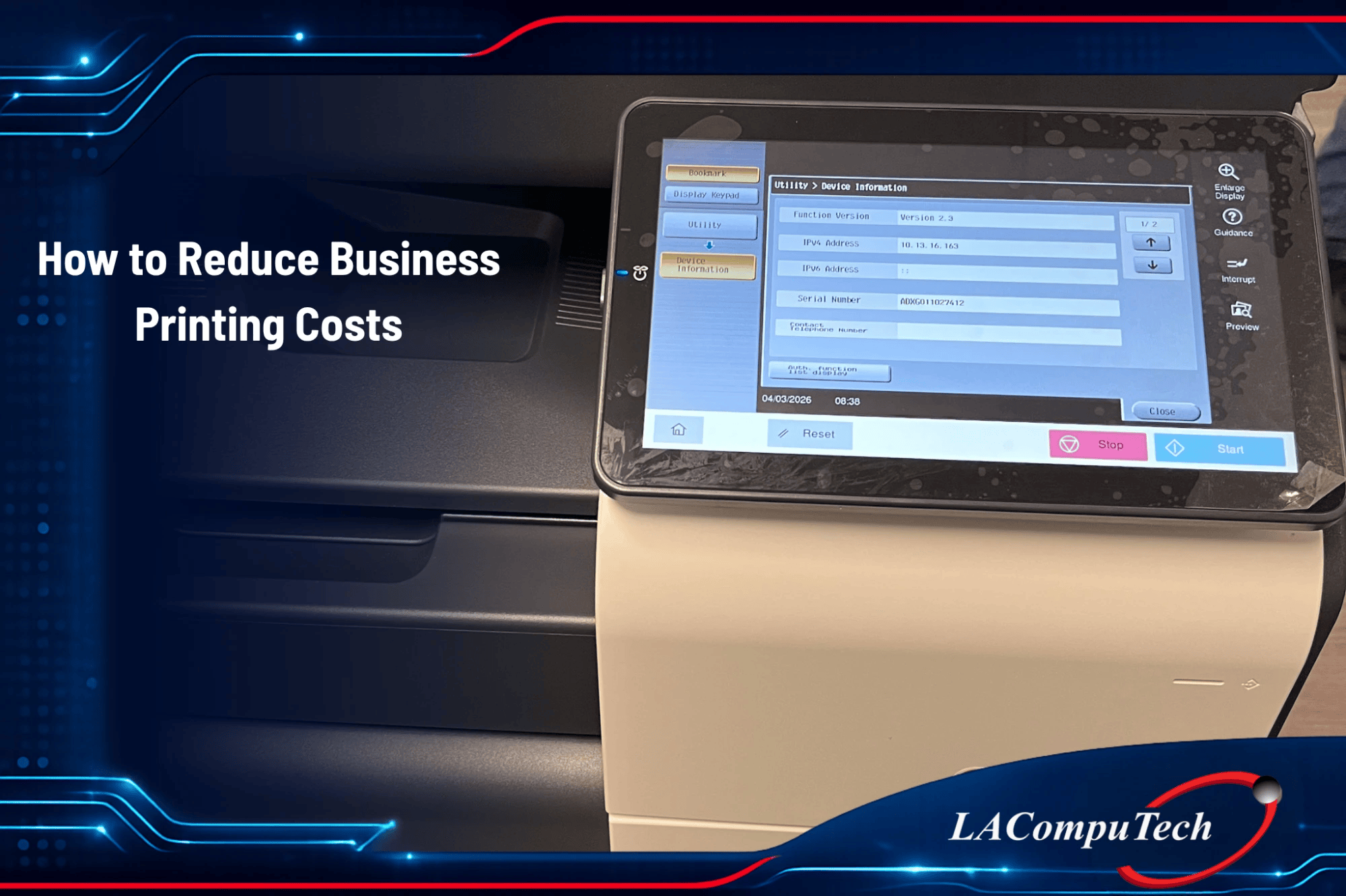 Business printing costs reduction strategies for improved efficiency